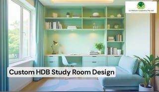 HDB Study Room Design in Singapore: Smart, Space-Saving & Custom Solutions
