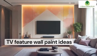 TV Feature Wall Paint Ideas: Stylish Patterns, Textures & Murals for Modern Living Rooms