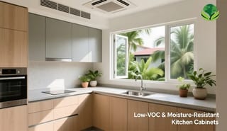 low-VOC Cabinet Materials for Humid Singapore Kitchens