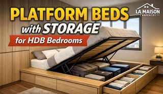Platform Bed with Storage for HDB