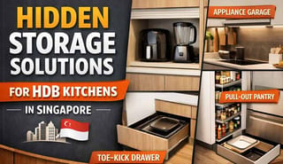 Hidden Storage Solutions for HDB Kitchens – Smart Space-Saving Guide