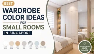 Best Wardrobe Color Ideas for Small Rooms in Singapore Homes