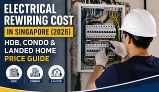 How Much Does Electrical Rewiring Cost in Singapore in 2026? with practical guide