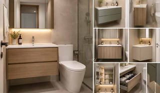Bathroom Vanity Cabinet Design Singapore | HDB & Condo