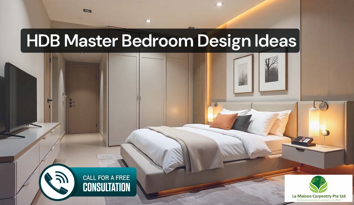 HDB Master Bedroom Design Ideas Singapore | La Maison Carpentry