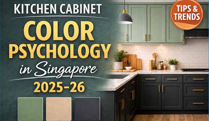 Kitchen Cabinet Color Psychology for Singapore Homes