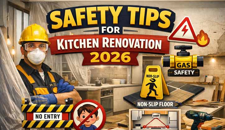 Safety Tips for Kitchen Renovation | Singapore Guide 2026