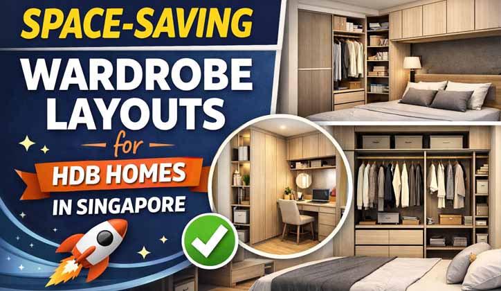 Space-Saving Wardrobe Layouts for HDB Homes in Singapore