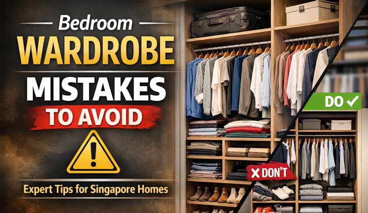 Bedroom Wardrobe Mistakes to Avoid | Singapore Tips