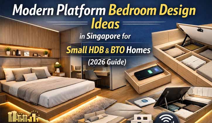 7 Modern Platform Bedroom Design Ideas in Singapore (2026)