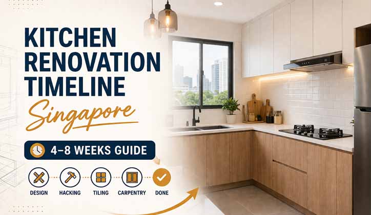 Kitchen Renovation Timeline Singapore: 4–8 Week Guide