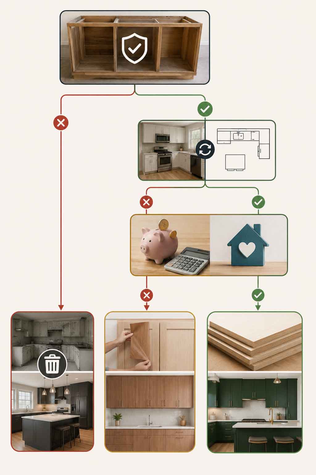 The Kitchen Cabinet Decision Tree