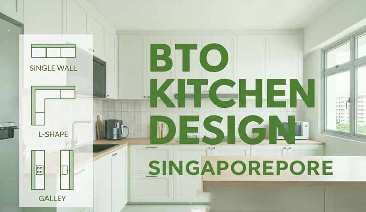 BTO Kitchen Design in Singapore: The Right Layout for Your Flat Type