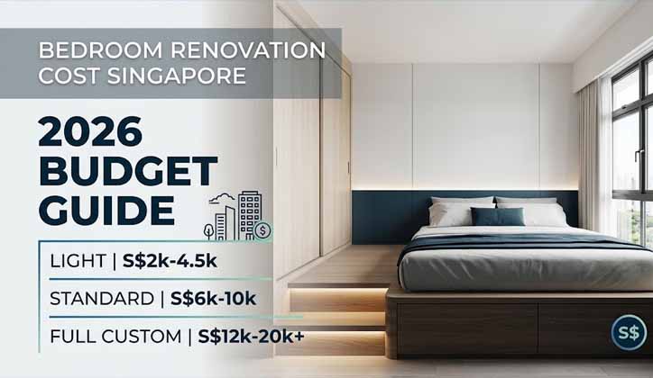 Bedroom Renovation Cost in Singapore: A Scope-Tiered Budget Guide